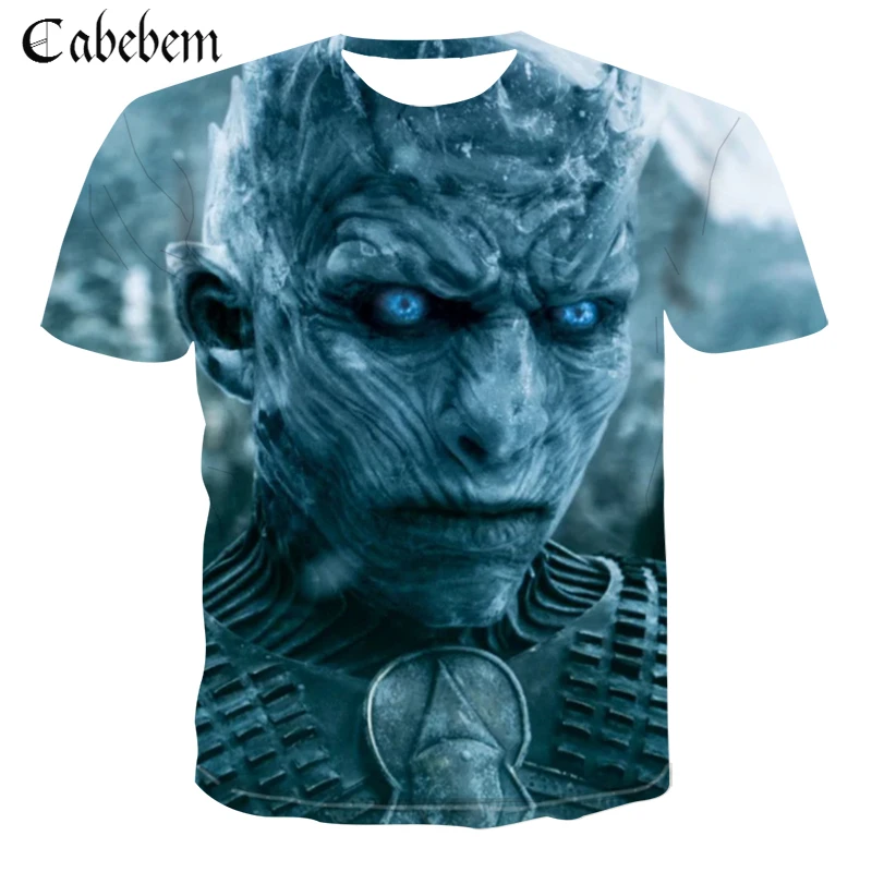 

2019 latest T-shirt power game TShirt men T shirt 3D Tshirt summer hip-hop fashion short sleeve shirt clothing Asian Size S-6XL