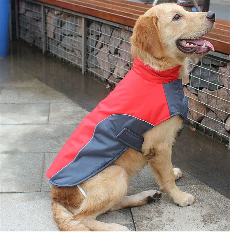 Waterproof Warm Winter Dog Coat Jacket Dog Vest Pet Clothes Dog Clothing For French Bulldog Golden Retriever Ropa Para Perros9