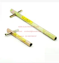 1 pces 100mm tipo prolongado kone elevador triângulo chave/chave triângulo profissional/trem triângulo chave