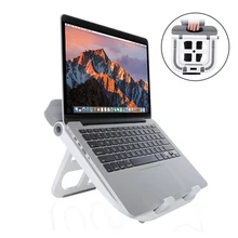 Портативный ноутбук стенд эргономичный держатель компьютера для Macbook lenovo ASUS планшет Регулируемая lapнастольный ноутбук вентиляция