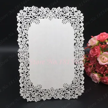 

30pcs Hot Sale Handmade Menu Cards,Laser Cut Flower Design Wedding Handmade Menu Card Invitation Card Party Table Decoration