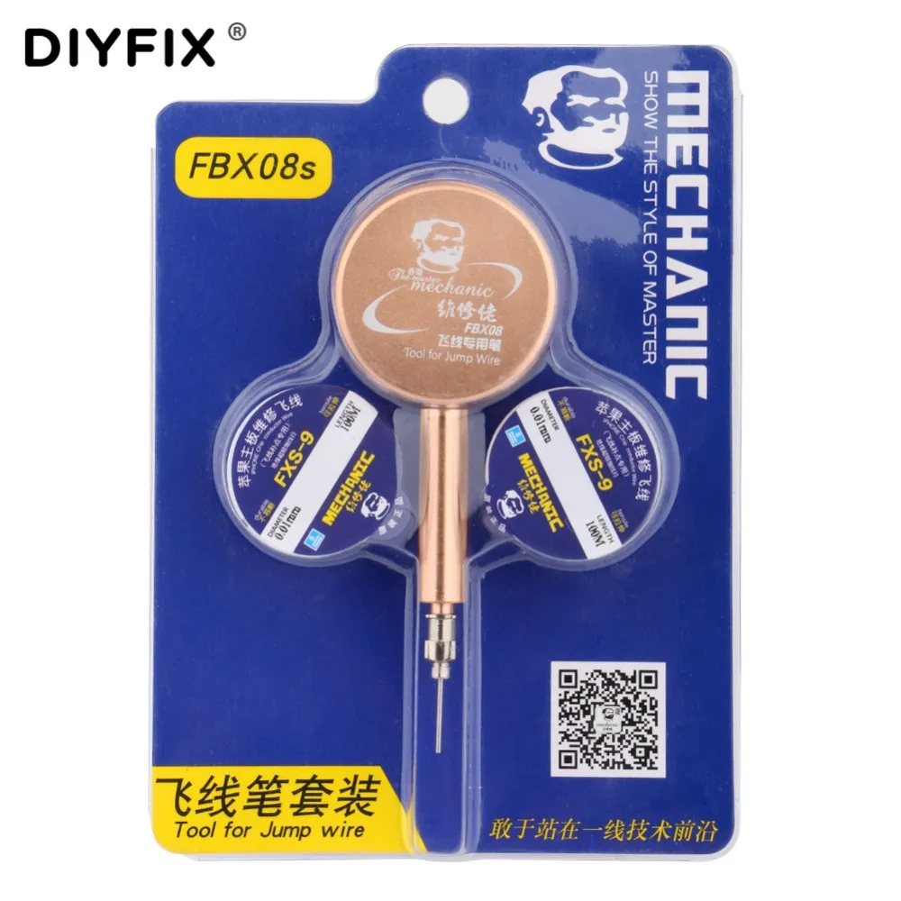 DIYFIX Jump Wire Pen Phone Motherboard Fingerprint Flying Line Pen Set for iPhone Ease Spot Welding DIY Repair Maintenance Tools DIYFIX Jump Wire Pen Phone Motherboard Fingerprint Flying Line Pen Set for iPhone Ease Spot Welding DIY Repair Maintenance Tools