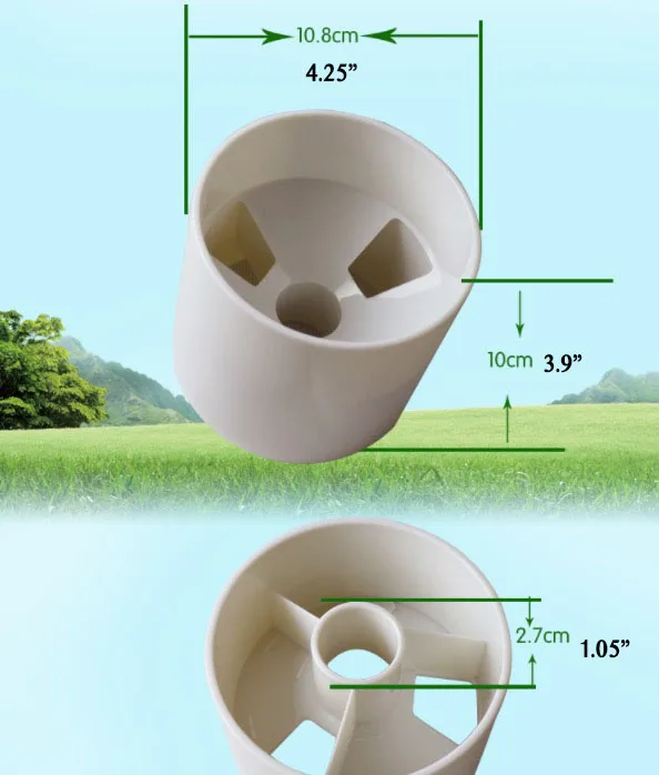1 pcs putting Plastic White Training Aids Yard  Backyard Practice Garden Golf Hole Cup