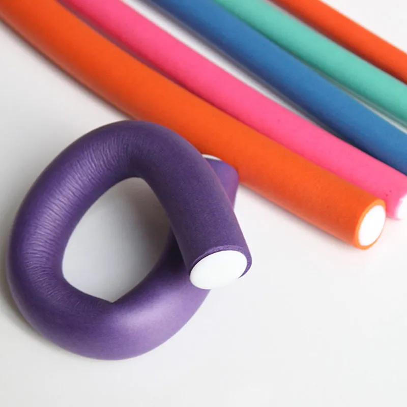 Hair Curler Magic Air Hair Roller Curling Sticks Soft Foam Twist Flexi Rods DIY Styling Tool Hairdresser hair styling tool,hair curling tools 10 Pcs/Set