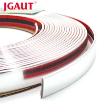 6 м x 4/6/8/10/12/15/18/20/25/30 мм автомобильные решетки двери обложка ручка окна хром полоска для автомобильной двери отделка самоклеящаяся