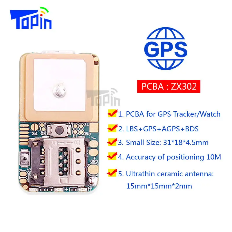 ZX302 Ultra Mini GSM font b GPS b font Tracker Locator Real Time Tracking Position Geo