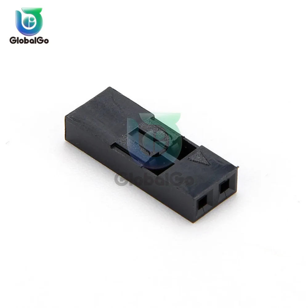 

50pcs/Lot 2Pin 1Pin Dupont Plastic Shell Case Dupont Jumper Female Wire Cable Housing Connector 2.54mm 1P 2P Plug Header
