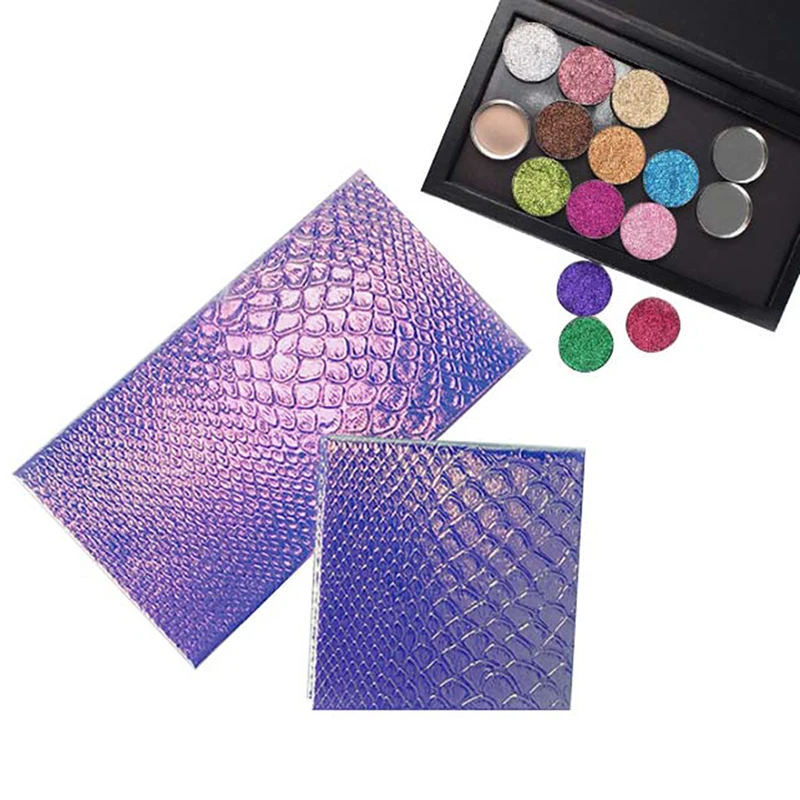 NEW Color Change Fish Scale Empty Eyeshadow Palette Magnetic Makeup DIY Case Holder Eyeshadow Refill Palette