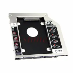 Универсальный 9,5 мм 2,5 "SATA 2nd HDD Жесткий Драйвер Caddy для CD DVD, Оптический Bay ew Новый Прямая доставка-PC Friend