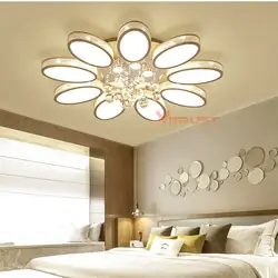 Современный дизайн дома светильники столовой лампа заподлицо потолочный светильник кристалл потолочный светильник pendente teto