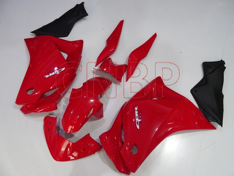 Обтекатели для Honda Cbr250rr 2011- Красный обтекатель ABS CBR 250 RR 2012 Пластиковые обтекатели для Honda Cbr250rr 2011 без краски