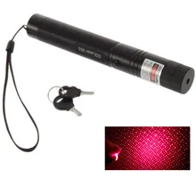 50Pcs/Lot DHL Free Shipping 2IN1 303 5mW 532nM Red Waterproof High Power Laser Pointer Adjustable