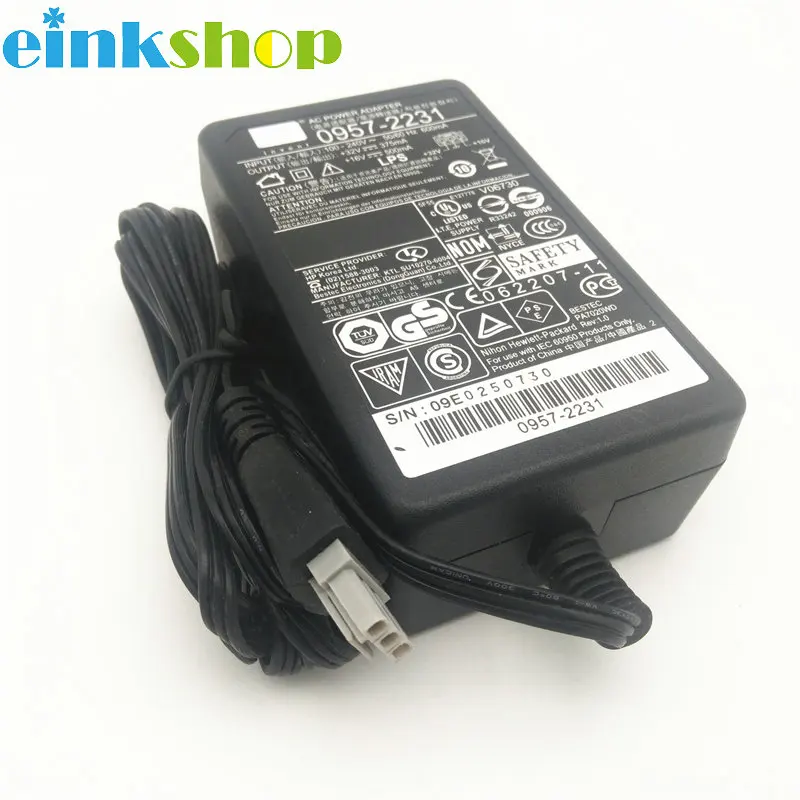 Einkshop 0957 2231 32V 75mA 16V 500mA AC адаптер Зарядное устройство совместимо с HP Officejet D2460 F2185 F4175