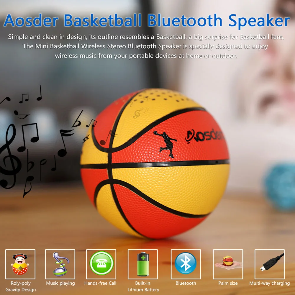 basketball bluetooth speaker