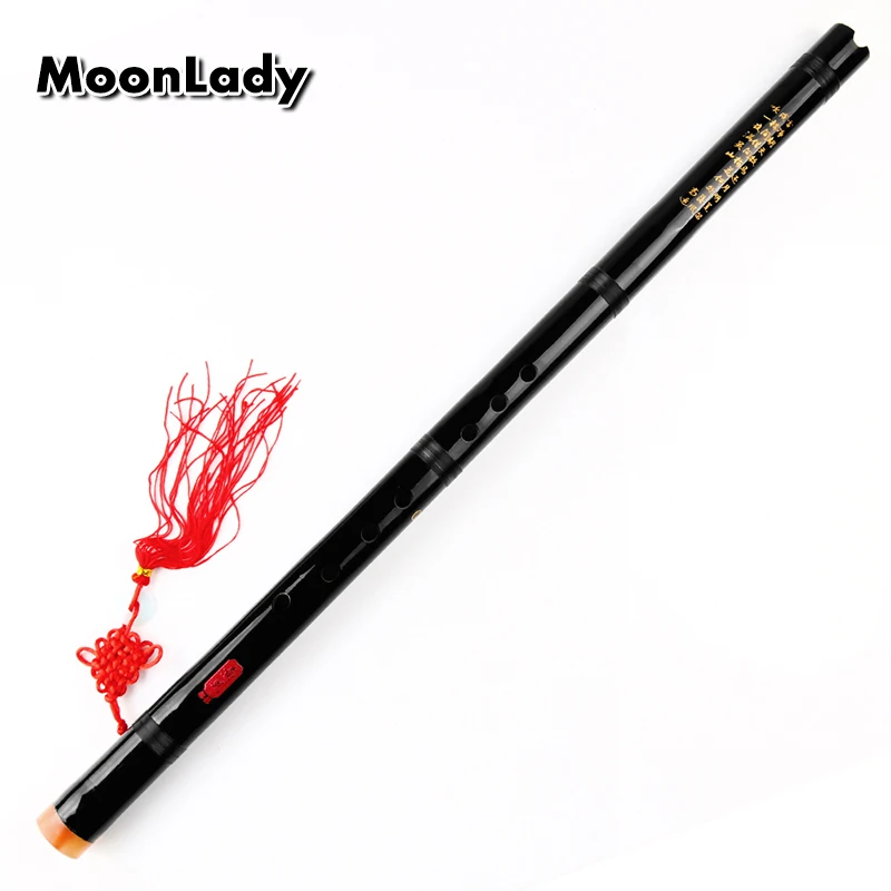 Right Hand Sterling Black Xiao Chinese Traditional Flute Key G Handmade
