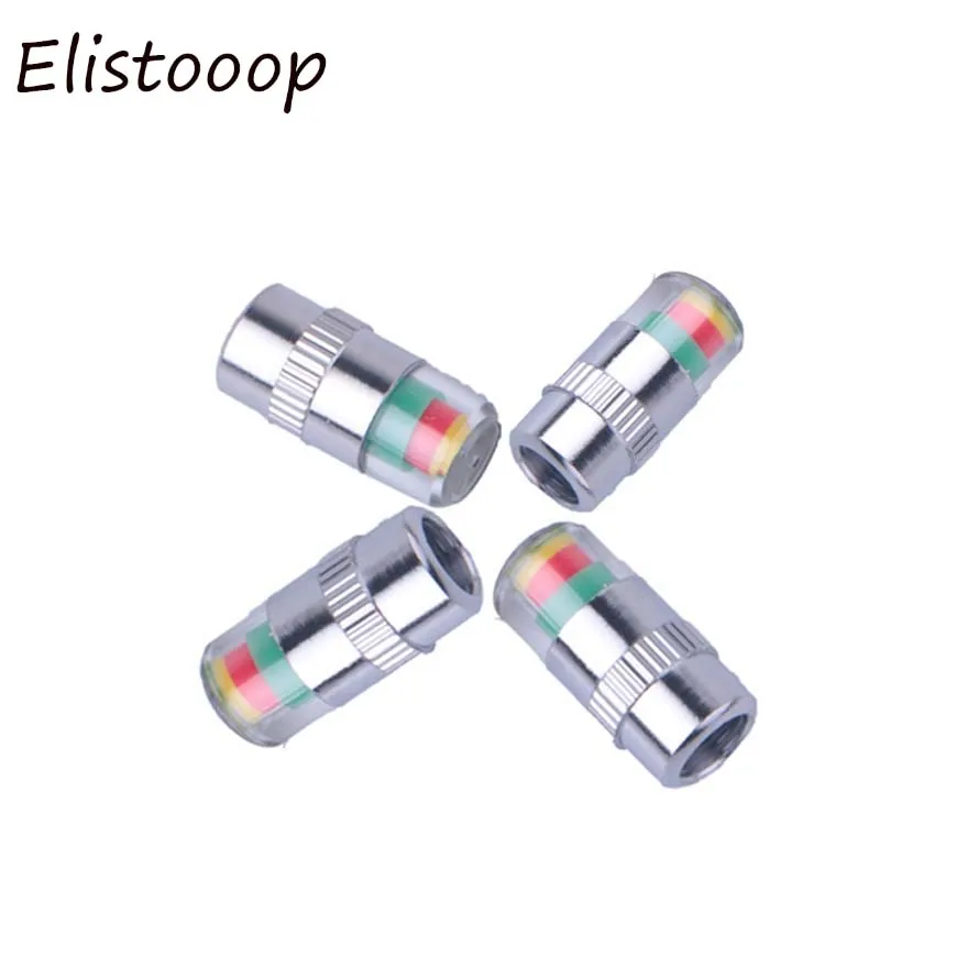Датчик давления в шинах Elistooop 4 шт./лот 2 0/2 Бар 30/36PSI с оповещением об опасности