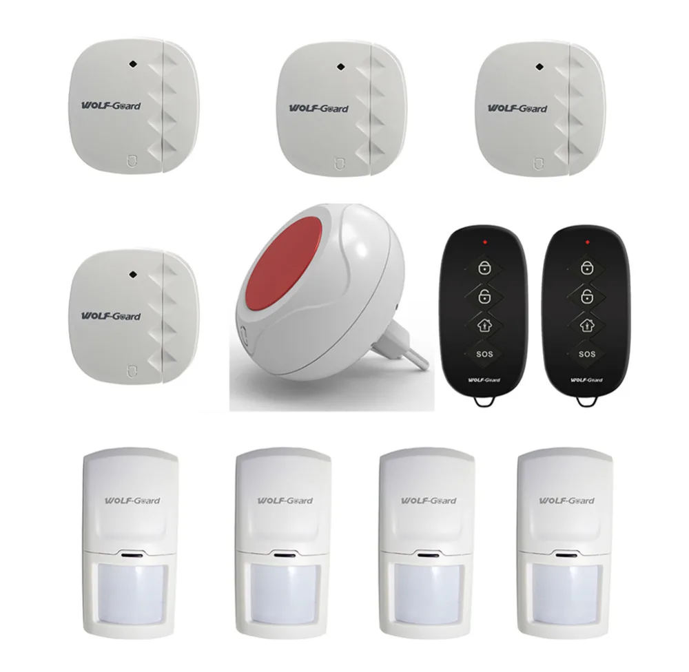 DIY Wireless Simple Home Security Alarm System Indoor LED Flashing Siren PIR Motion Detector Door Window Sensor JD-11 Set C DIY Wireless Simple Home Security Alarm System Indoor LED Flashing Siren PIR Motion Detector Door Window Sensor JD-11 Set C