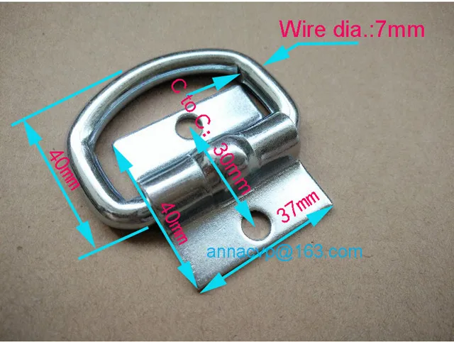 trailer D ring deck ring lashing ring rope ring