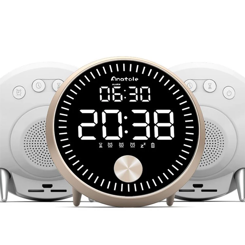 

desktop led digital alarm clock countdown count up timer large display for home decoration