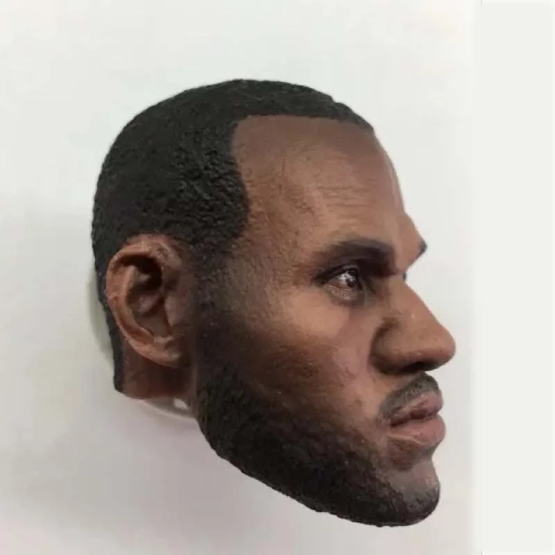 Голова Mnotht LeBron James Sculpt в масштабе 1/6 Мужская голова солдата резьба модель