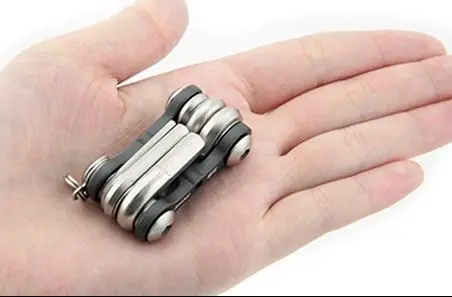 

TOPEAK MINI 9 Tool 9 Function T25 Extruded Aluminum Durable Super Lightweight Tool Multifunction Tools Kit TT2409