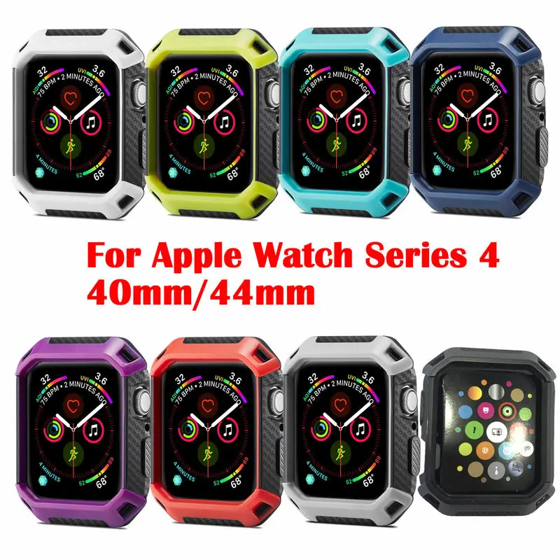 

Watch Protective Cases Cover for Apple Watch 44mm 40mm for Iwatch Series 4 Case Alloy Protect Shell Watch Accessories