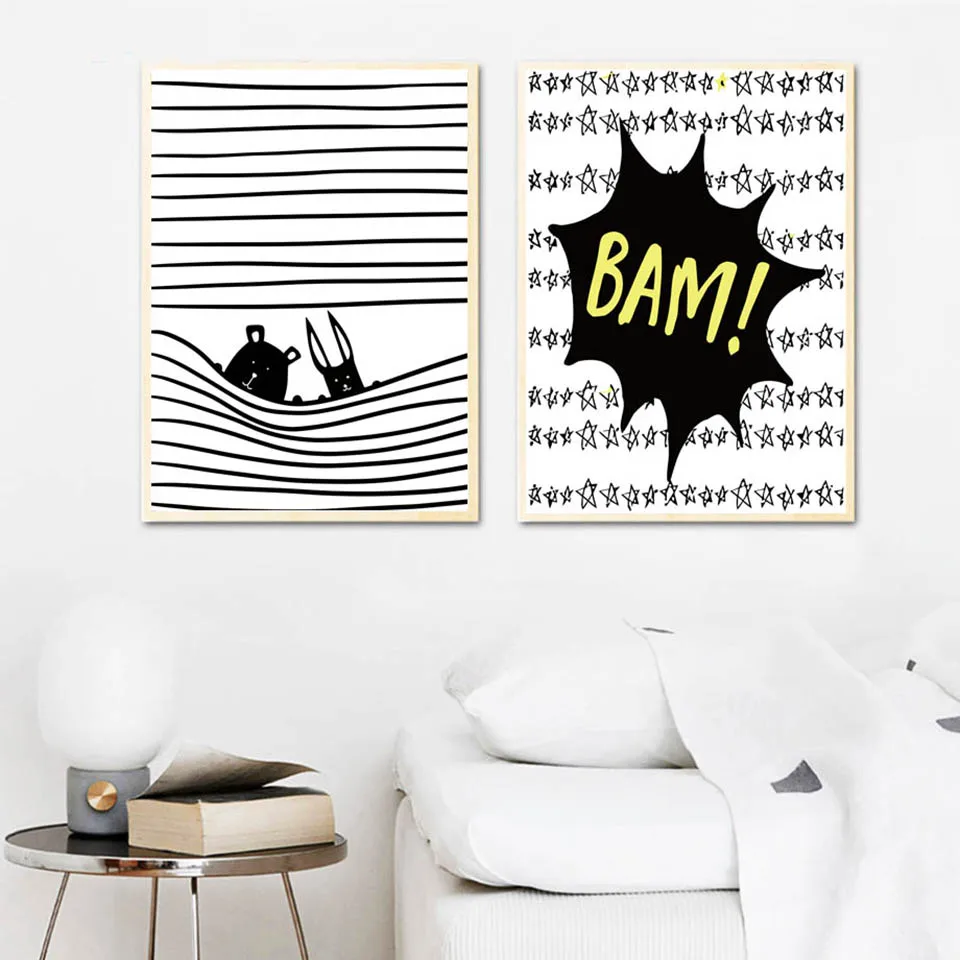 Black-White-Panda-Bear-Quotes-Wall-Art-Canvas-Painting-Nordic-Posters-And-Prints-Canvas-Art-Animal (1)