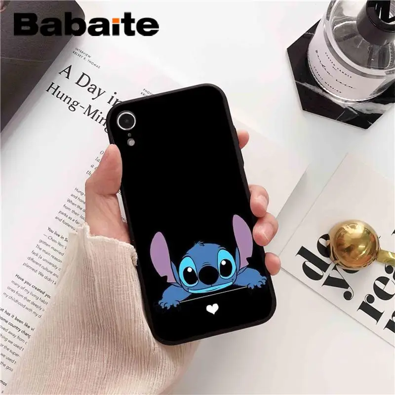 Babaite Lilo Stitch роскошный уникальный дизайн PhoneCase для iPhone 8 7 6 6S Plus X XS MAX 5 5S SE XR 10 Чехол