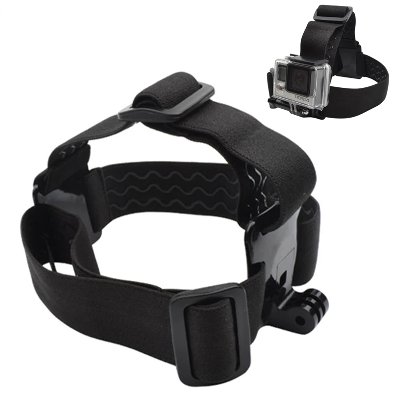 

Adjustable Elastic Head strap Mount Belt With Anti slide Glue Mount for Gopro Hero 4 3 Xiaomi yi Sport Action Camera Accessories