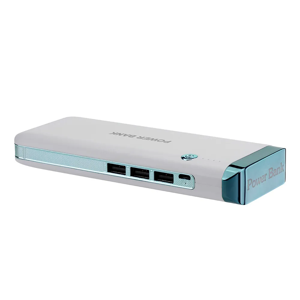 

Power Bank 12000mAh Universal 3 USB Power Bank Portable Battery Charger External Battery Smartphone Charger for iPhone 6 Samsung