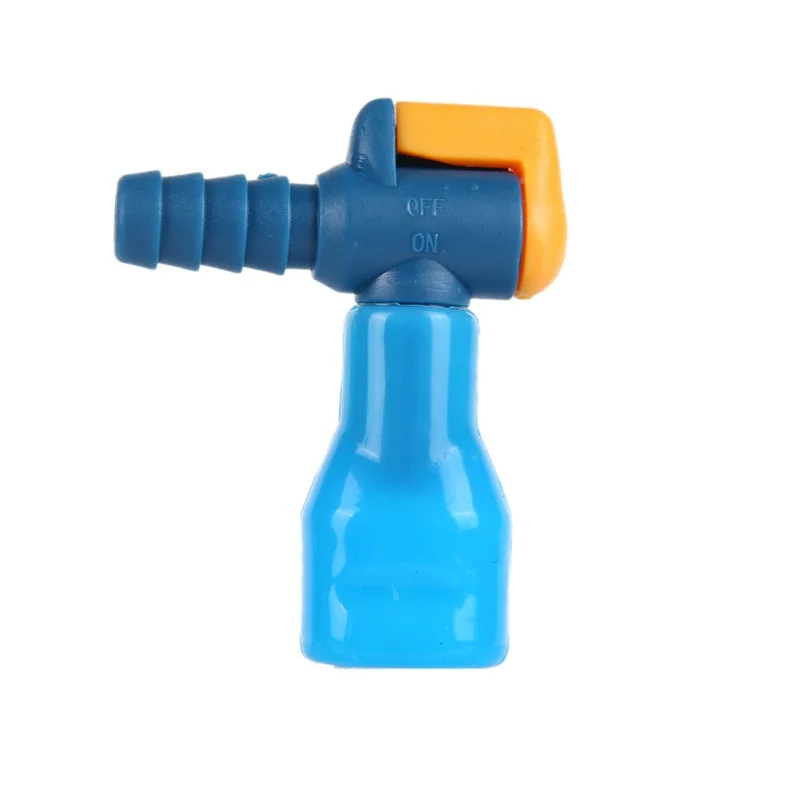 

Camping Outdoor Water Bag 1Pc Black/Blue Silicone 90 Degree Straight Hydration Pack Suction Nozzle Bite Valve