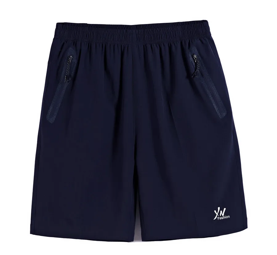 YIHUAHOO размера плюс 8X 9XL 10XL Брендовые повседневные летние шорты мужские тонкие дышащие быстросохнущие пляжные шорты эластичный пояс XYN-8860