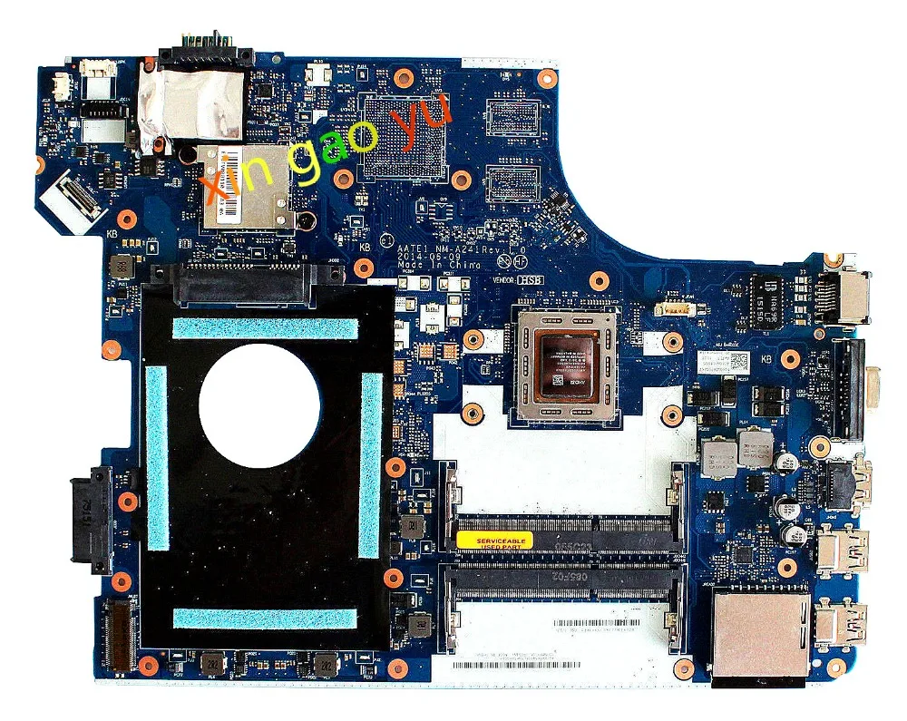 Для Lenovo E555 Материнская плата ноутбука A6-7000 процессор AATE1 NM-A241 с ЦП DDR3 REV: 1 0