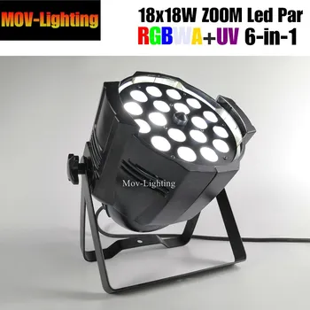 

4pcs/lot Discount 4 Pack Zoom RGBWAP LED Par Stage Architectural Lighting