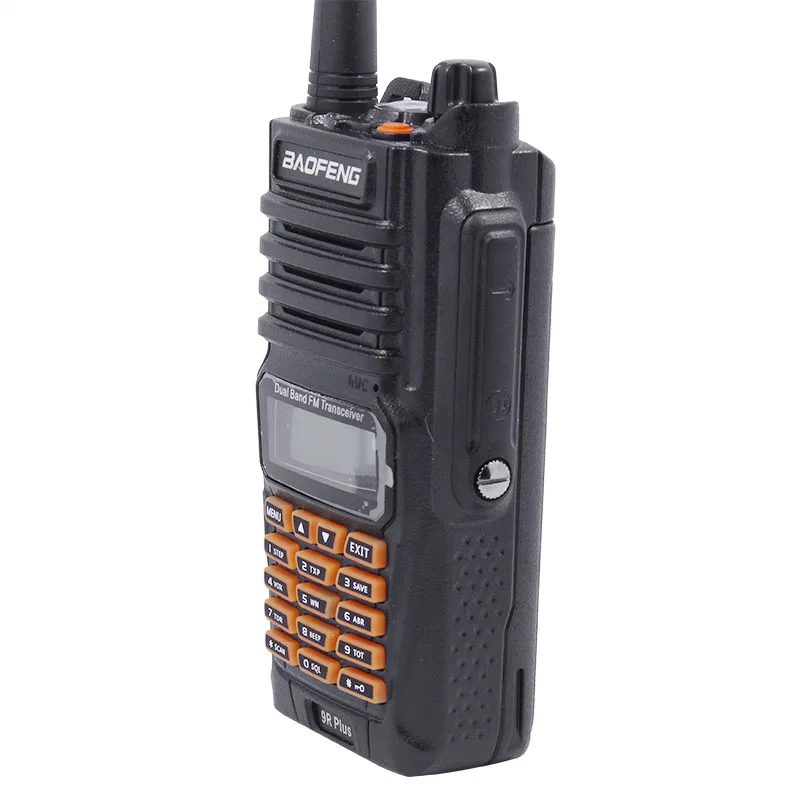 2 шт Baofeng UV-9R 8 Вт Мощный vhf/uhf 9r влагонепроницаемые Walkie Talkie Хэм CB 10 км uv9r двухстороннее радио + кабель для программирования + 2 Динамик