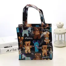 Design Cute Kawaii Cartoon Anime Cat Print PVC Tote Bag Women Fashion Handbags School Travel Shopping Shoulder Bags Reusable Design Cute Kawaii Cartoon Anime Cat Print PVC Tote Bag Women Fashion Handbags School Travel Shopping Shoulder Bags Reusable