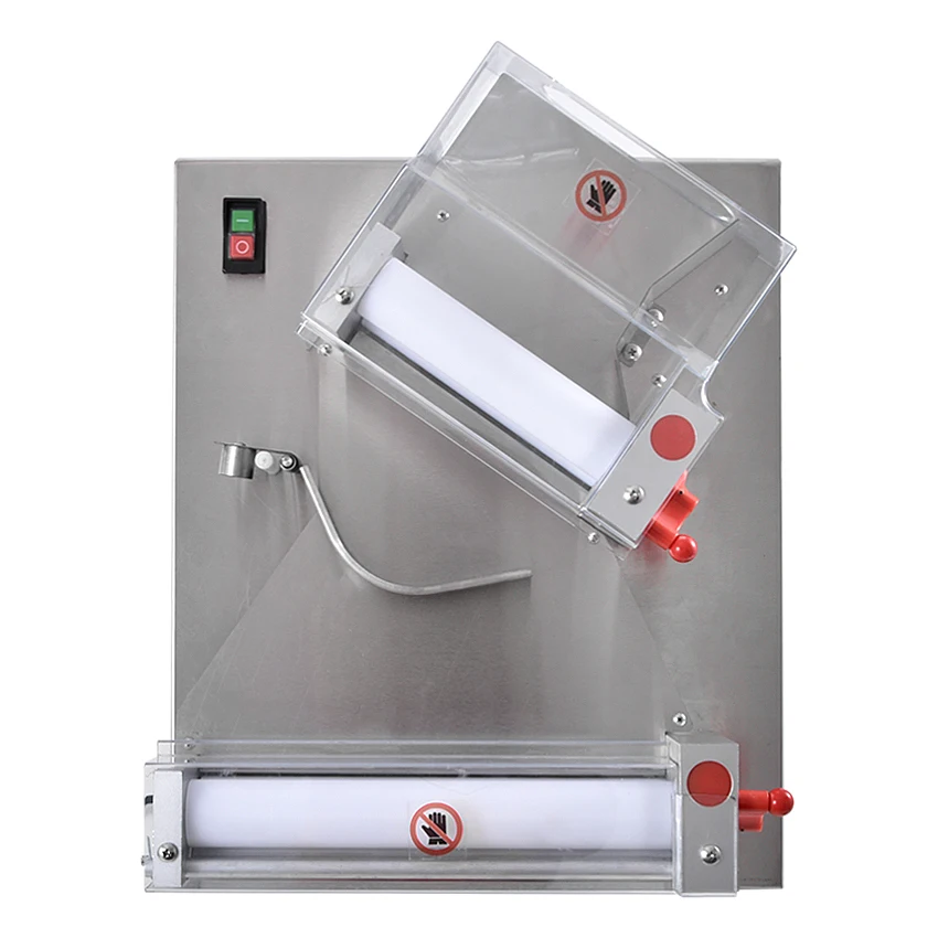 

350W Electric Pizza Dough Roller Machine Stainless Steel Max 12 inch Pizza Dough Press Machine Sheeter Food Processor