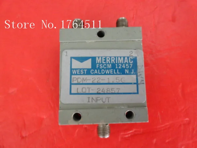 

[BELLA] MERRIMAC PDM-22-1.5G 1.0-2.0GHz a two supply power divider SMA