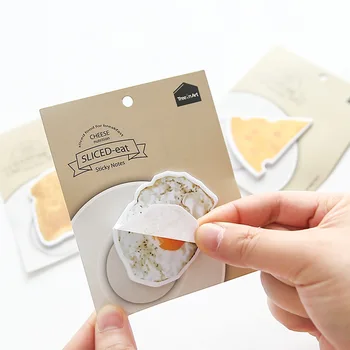 

1pcs 3136 Japanese creative sticky food nutritious breakfast cute N times stickers message note urinate
