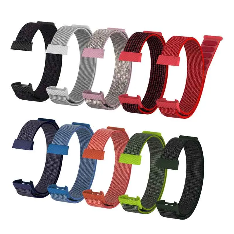 

Nylon Correa Strap for Fit bit Fitbit Charge 3 Band Smart Fitness Bracelet Sports Watch Pulsera Wrist Wristband Accessoriess