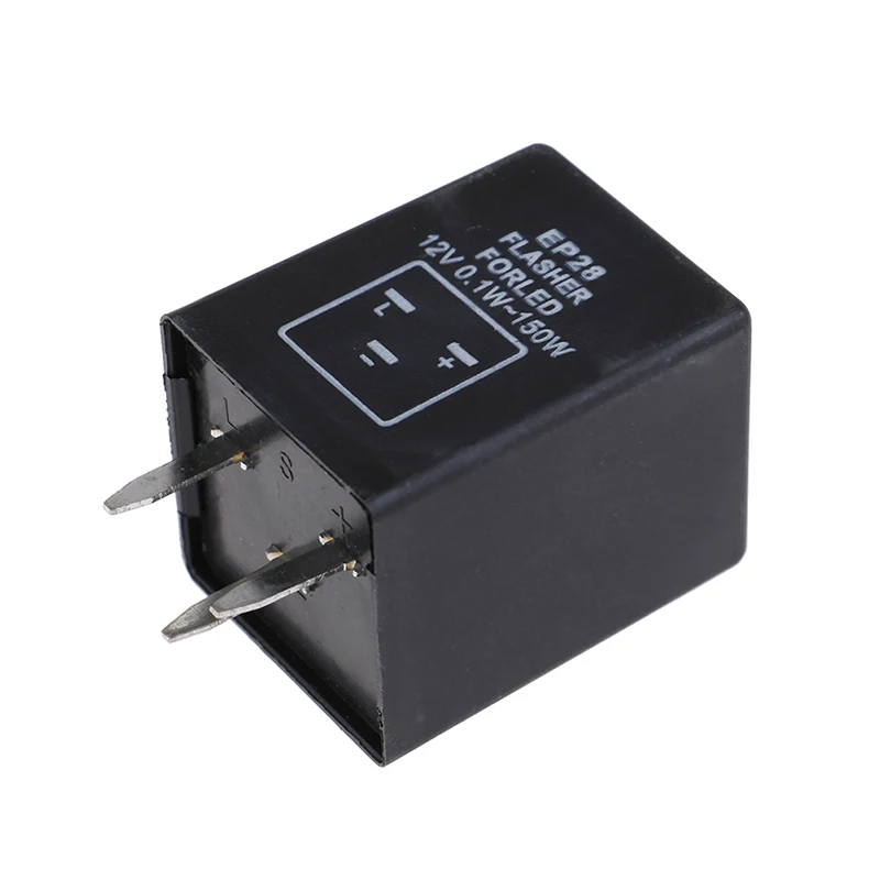 12 V 3-контактный EP28 0.02A-20A 0,1 W-150 W электронный светодиодный регулируемый импульсное реле для указатель поворота мигалка