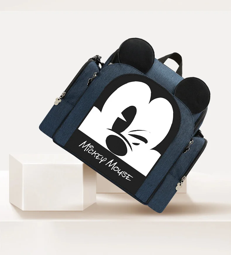 Disney 2019 стул Рюкзак многофункциональные Пеленки сумки новый стиль водонепроницаемый Мать сумка подгузник рюкзак детский, обеденный