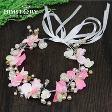 Elegance Handmade Pink Beads Crystal Headband Leaf Pearl Wedding Hair Jewelry Bridal Girls Photography Hair Accessorie цена Elegance Handmade Pink Beads Crystal Headband Leaf Pearl Wedding Hair Jewelry Bridal Girls Photography Hair Accessorie цены онлайн