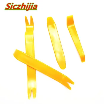 

Car radio door clip panel instrument panel audio removal installation tool 4 pieces for Porsche Cayenne Macan Macan S Panamera