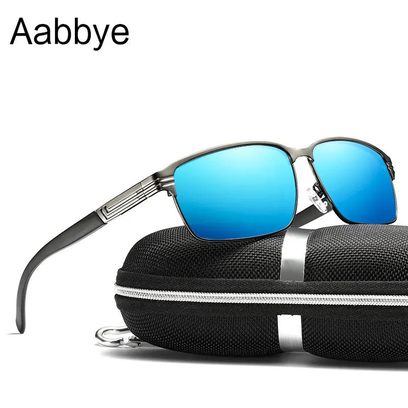 

Aabbye 2019 Men's Polarized Sunglasses Aluminum Magnesium Frame Car Driving Sun Glasses