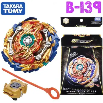 

Takara tomy Bayblade Burst B-139 Starter Wizard Fafnir . Rt . Rs Sen bay blade with launcher Bayblade gyroscope Toys for boy