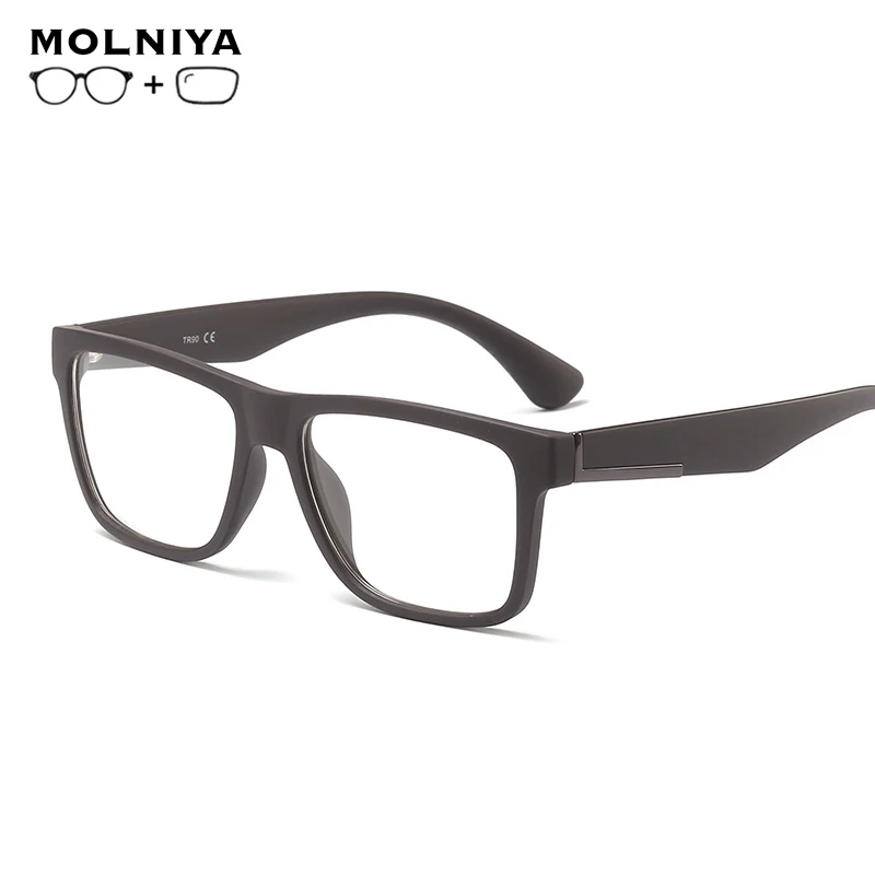 

High-end Custom New Style Fashionable Men Progressive Reading Prescription Glasses With Gradient Lens Anti Blue Ray Protection