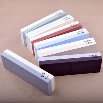 

Kitchen knife sharpener 1000/3000 2000/5000 grit corundum whetstone oil stone honing stones grinding tool grindstone