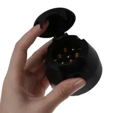 12V 7 Pin Plastic Trailer Towing Electrics Plug Towbar Socket Car Plug Socket Wiring Connector Adapter Car Accessories