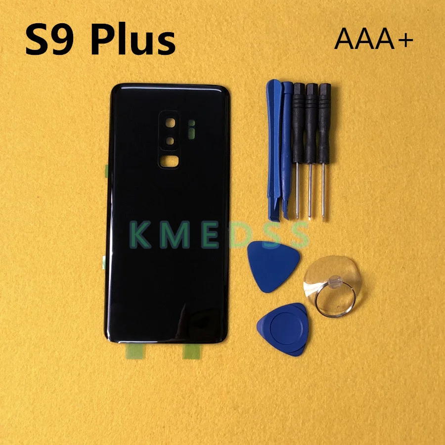 ААА+ качество Батарея Стекло задняя крышка для samsung Galaxy S9 плюс S9+ G965 G965F задняя дверь Корпус крышка с Камера объектив+ Инструменты